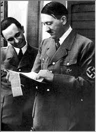 Adolf Hitler and Goebbels